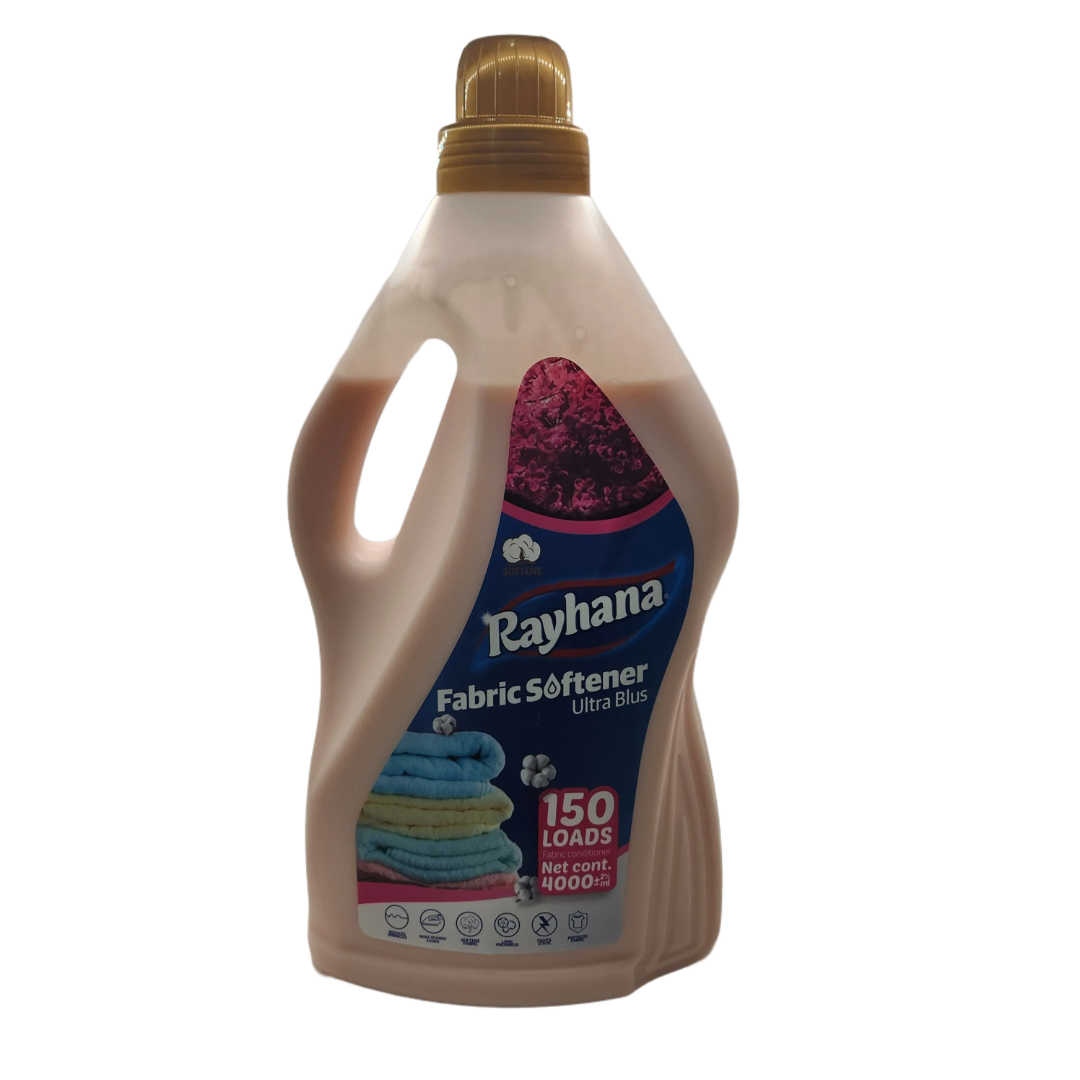 Rayhana Pink Rose Fabric Softener Ultra Plus 4L